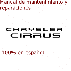 Manual Chrysler cirrus