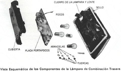 Lampara de combinaci&oacute;n trasera del atlantic
