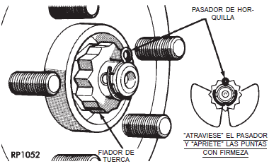 Instalaci&oacute;n correcta del pasador de horquilla dodge neon